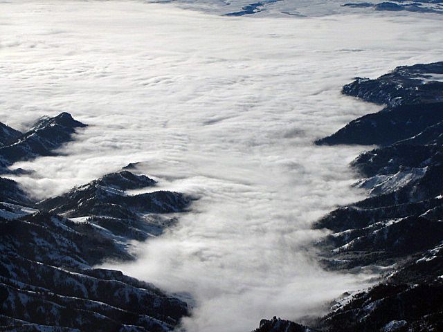 N770CT — - Fog, Gunnison Vally of Colorado