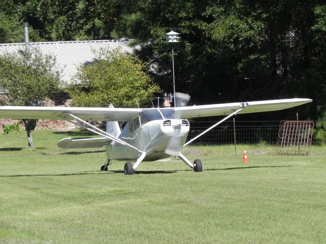 N8824K — - Aircraft taking off on short private strip one way in and one way out.