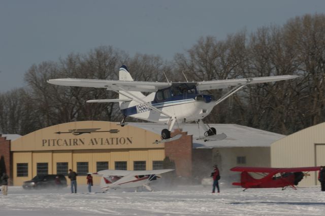 — — - Ski Plane Saturday at EAA Oshkosh Pioneer Airport