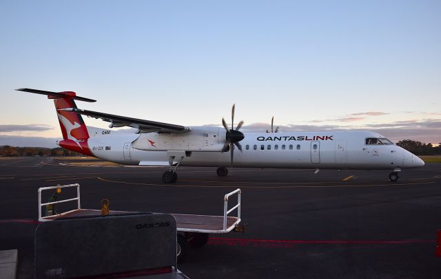 de Havilland Dash 8-400 (VH-QOK) - Qantaslink Dash 8-402Q VH-QOK (msn 4215) at Wynyard (Burnie) airport Tasmania Australia on 18 May 2025.