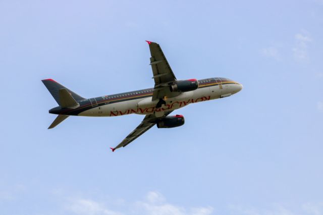 Airbus A320 (JY-AYS) - Taken from Kaagbaan, AMS