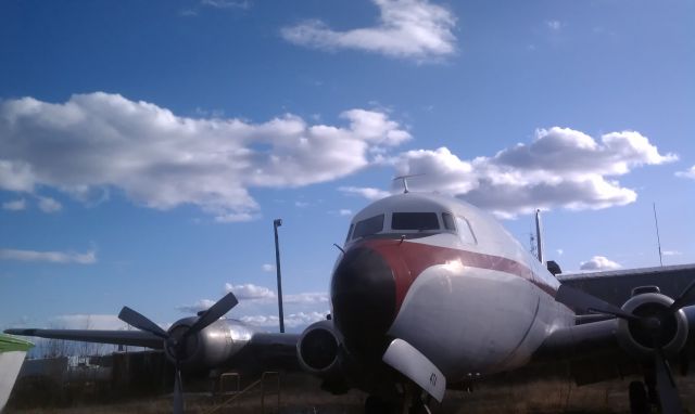 Douglas DC-6 (N434TA) - swing tail