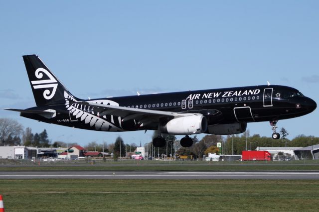 Airbus A320 (ZK-OAB) - on 27 September 2018