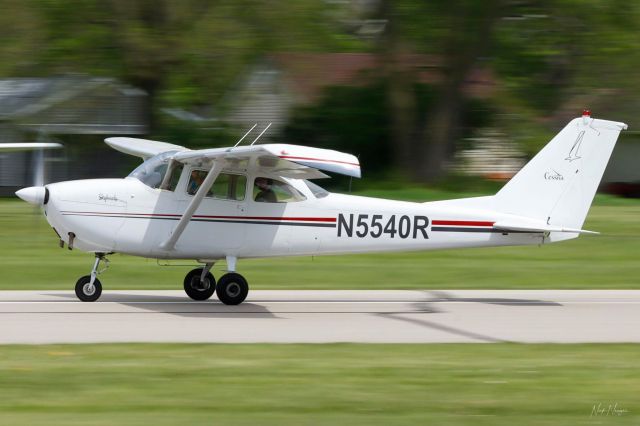 Cessna Skyhawk (N5540R) - Departing the Moraine Fly-In event.  Photo credit: Nick Neiger