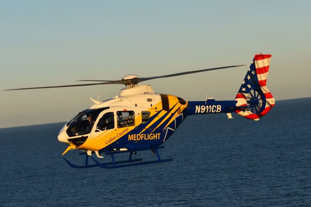 Eurocopter EC-635 (N911CB) - Air to air photo op. KAPF