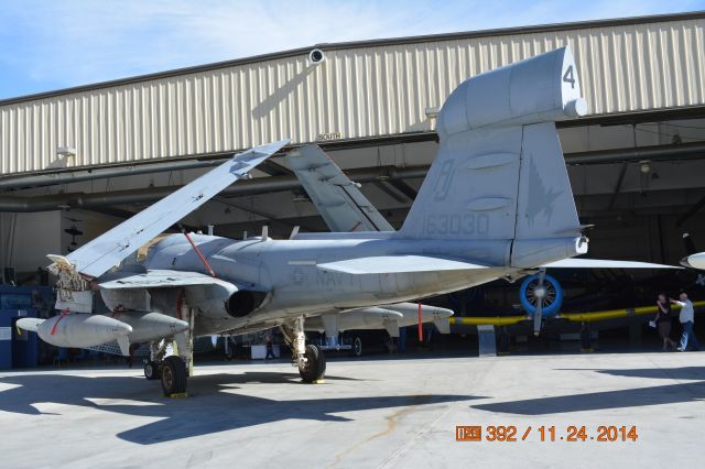 16-3030 — - Grumman EA6B retired to Palm Springs Air Museum. KPSP