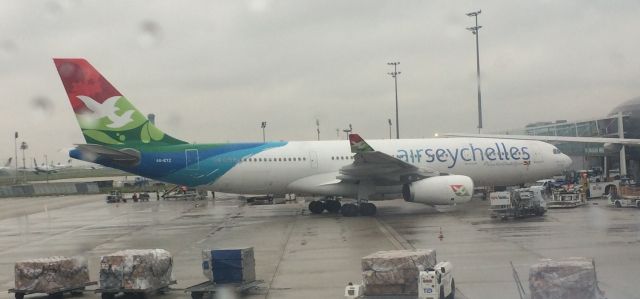 Airbus A330-200 (A6-EYZ) - Air Seychelles Airbus A330-200 seen from the tarmac at Paris Charles de Gaulle Airport