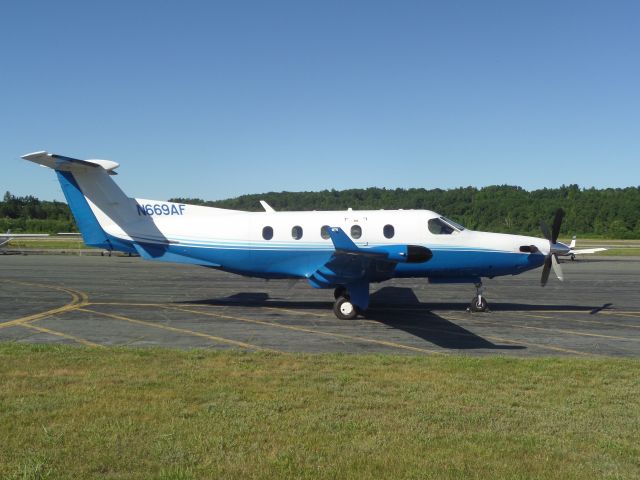 Pilatus PC-12 (CNS229) - Arrived earlier from Nantucket, MA (KACK).