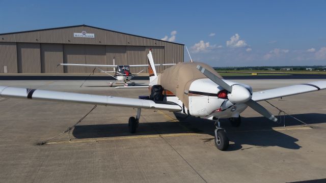 Piper Cherokee (N7792N) - N7792N put up for the evening.