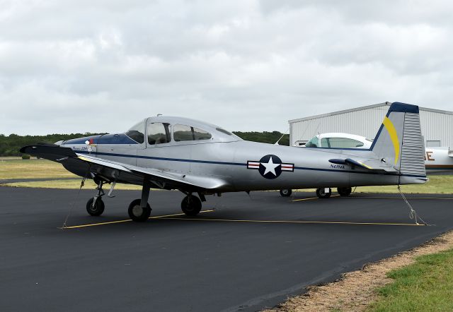 North American Navion (N4394K) - On the flight line at KLZZ Lampasas, Texas