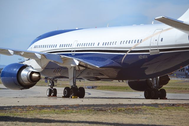 Airbus A310 (HZ-NSA) - An A310 on charter to MEL. Taken on 27DEC2014.