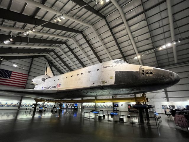 Boeing 737-500 (ELL105) - Space Shuttle Endeavor on display at the California Science Center in Los Angeles, California