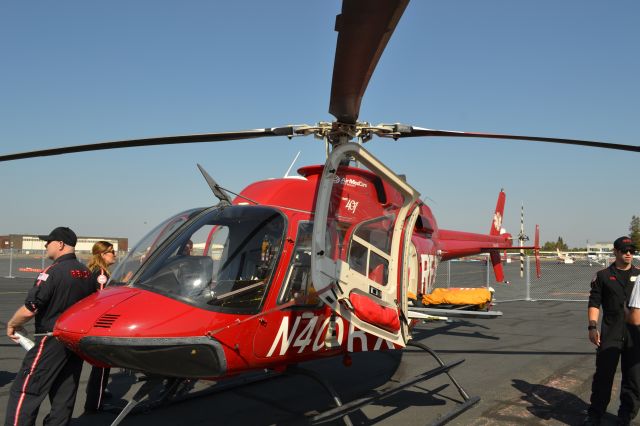 Bell 407 (N40RX) - At the CCA, front shot of the Bell 407.