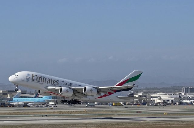 Airbus A380-800 (A6-EOF) - a rel=nofollow href=http://flightaware.com/live/flight/A6EOF/history/20160426/2345Z/KLAX/OMDBhttps://flightaware.com/live/flight/A6EOF/history/20160426/2345Z/KLAX/OMDB/a