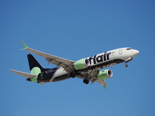 Boeing 737 MAX 8 (C-FFLZ) - Out spotting and testing out a new lens.