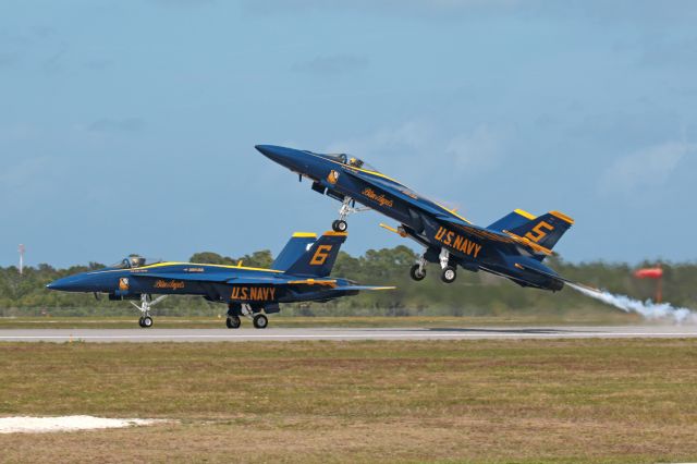 — — - Blue Angels at Vero Beach, FL