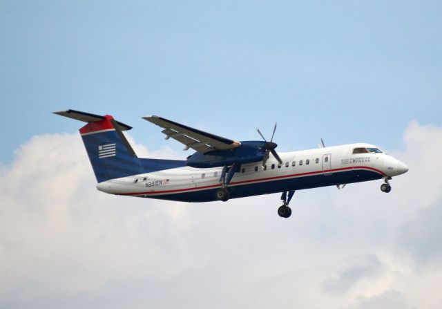 de Havilland Dash 8-300 (N331EN) - At McGhee Tyson airport in Alcoa, TN  06-01-2014