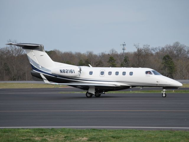 Embraer Phenom 300 (N82161) - NOBLE LEASING LLC arriving at KJQF - 3/29/13