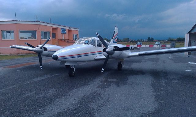 Piper Seneca (D-GING) - At Polykastro Airfield