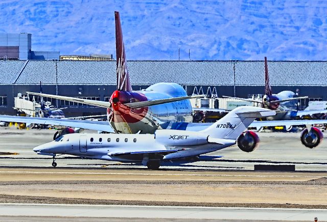 Cessna Citation X (N706XJ) - N706XJ 1996 Cessna 750 C/N 750-0006  Las Vegas - McCarran International (LAS / KLAS) USA - Nevada, August 02, 2012 Photo: Tomás Del Coro