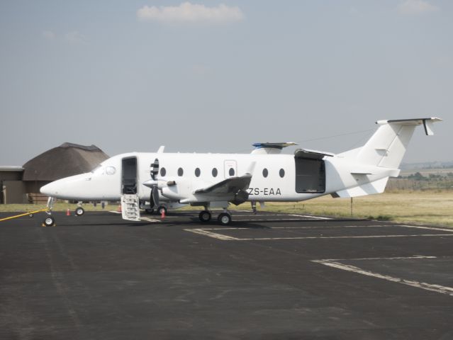 Beechcraft 1900 (ZS-EAA) - At Lanseria South Africa. 18 JAN 2018.