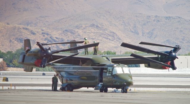 16-8292 — - MV-22B at KRNO/Reno preparing for arrival of POTUS.  Three of the "Ospreys" arrived to support the visit for a trip to the Lake Tahoe Conference  in August 2016