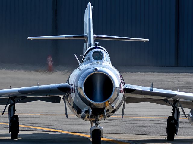 MIKOYAN MiG-17 (N6953X) - An unexpected surprise at Thunder Over Michigan. I caught a close up of this colorful MIG-17 owned by Tumbling Goose, LLC taxiing out Sunday morning, 21 Jul 2024. It wasn’t part of the #airshow but was headed out to Oshkosh.