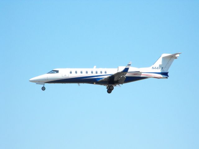 Learjet 45 (N441FX) - This Twin Engine Business Jet is shown here on final in the Spring of 2013.