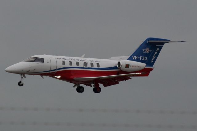 Pilatus PC-12 (VH-FZQ) - On short finals to runway 05. As FD506 from Essendon.