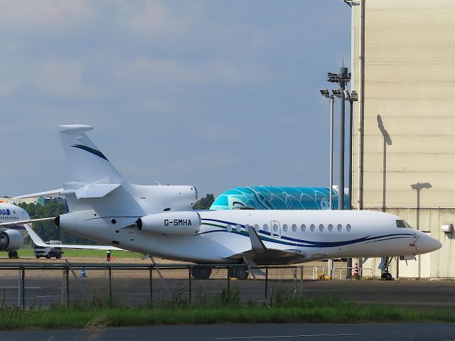 Dassault Falcon 7X (G-SMHA) - I took this picture on Jul 20, 2021.