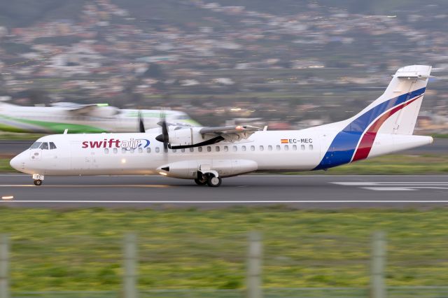 Aerospatiale ATR-72-500 (EC-MEC) - Heading to Madrid Barajas