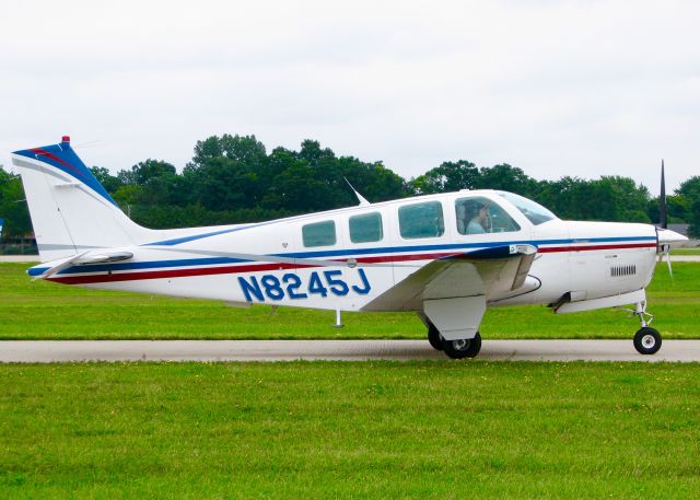 Beechcraft Bonanza (36) (N8245J) - At Oshkosh. 1991 Beech A36 Bonanza