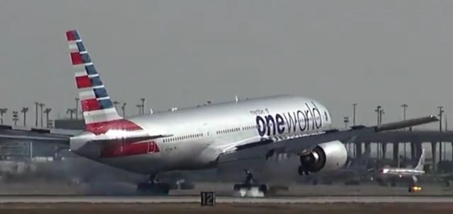 Boeing 777-200 (N796AN) - American Airlines flight 280 arriving from Seoul, South Korea