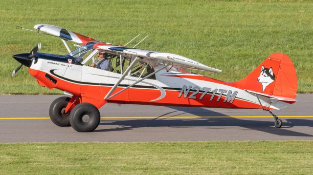 CHRISTEN Husky (N271TM) - N271TM slowing down on College Park Airport's runway 33 after a flight from Currituck 