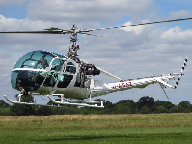 ROGERSON HILLER UH-12E Hauler (G-ASAZ) - The actual Hillier UH-12E4 Helicopter from James Bond Goldfinger