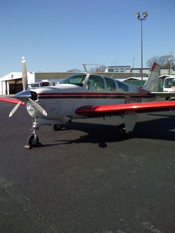 Beechcraft Bonanza (33) (N9363Q) - BEST LOOKING RED HEAD ON THE FIELD