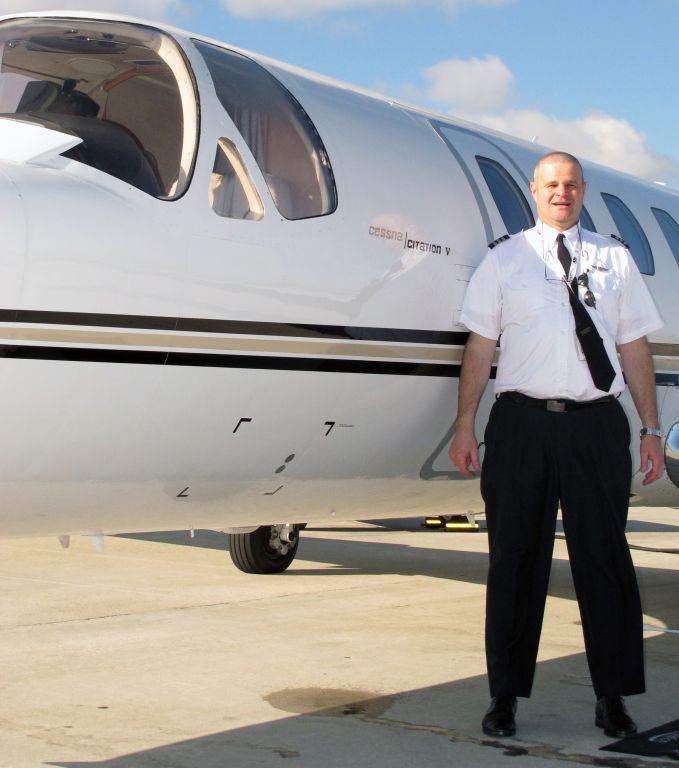 Cessna Citation V (N365EA) - First officer Mike Pitaru.