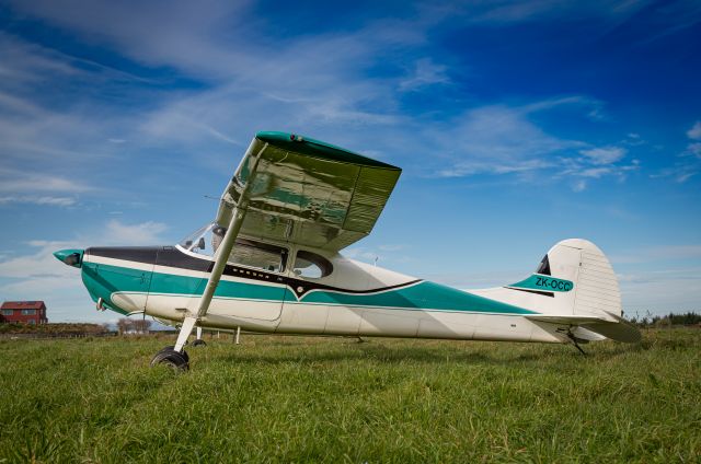 Cessna 170 (ZK-OCC) - Farm strip in Canterbury, NZ.