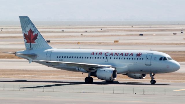 Airbus A319 (C-GBIK)