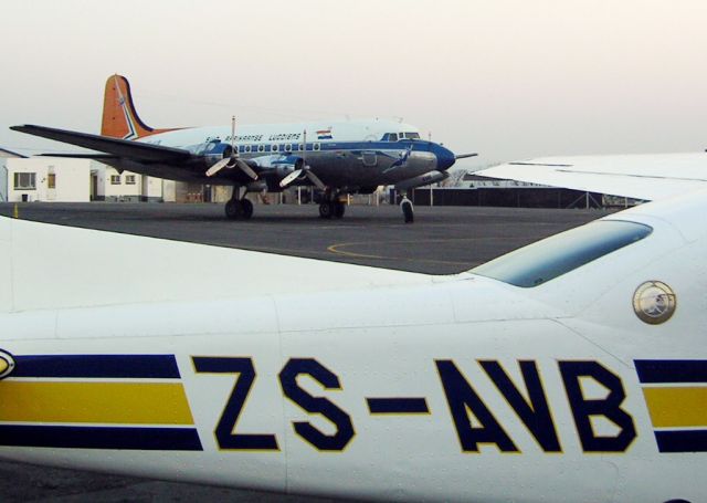 Cessna Centurion (ZS-AVB) - At Lanseria, South Africa.