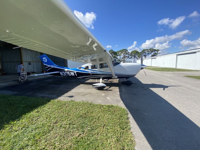 Cessna 206 Stationair (N305WT) - N305WT out of the hangar ready to fly!br /Scott MacDonald Aircraft Sales 