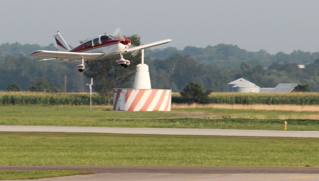 Piper Cherokee (N5938W) - Taking off rwy 9 on 7/22/11