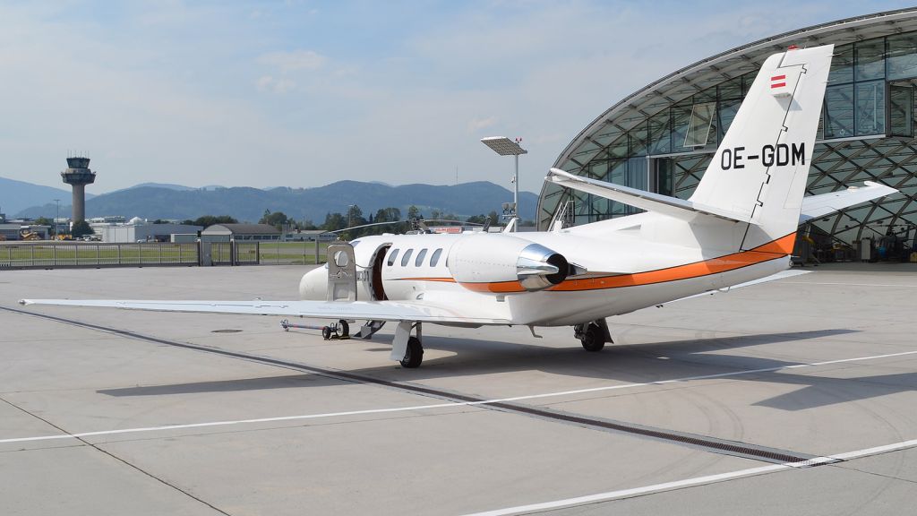 Cessna Citation V (OE-GDM) - Cessna 560 Citation Encore+, The Flying Bulls, Hangar-8, Salzburg (SZG/LOWS), Sep 5, 2024