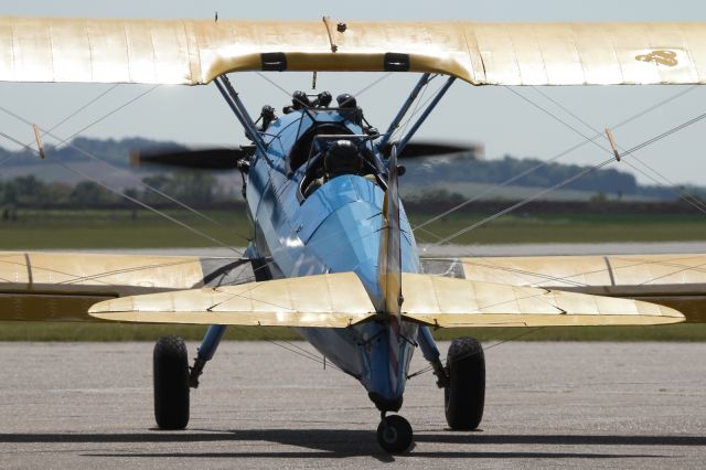 — — - Taxiing out to perform aerial display at Duxford.