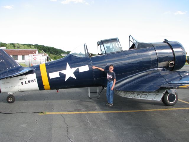 North American T-6 Texan (N1044C) - My first flight at age eleven.