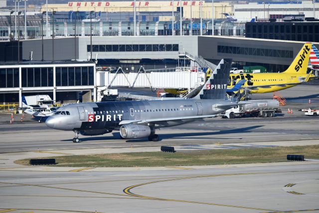 Airbus A319 (N532NK) - ORD 11-14-18