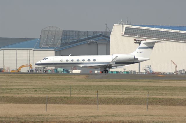 Gulfstream Aerospace Gulfstream V (B-KID) - Departure at Narita Intl Airport 34L on 2008/4/5