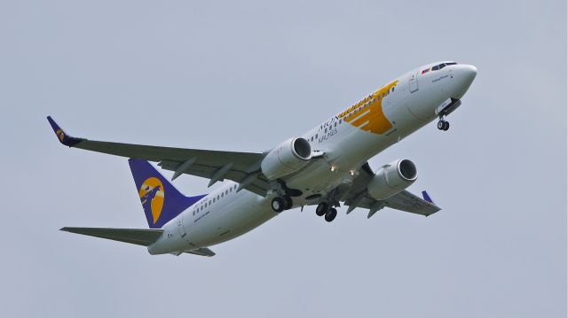 Boeing 737-800 (JU-1015) - BOE506 from KBFI makes a missed approach to Rwy 16R during a flight test on 5/2/14. (LN:4902 / cn 41318).