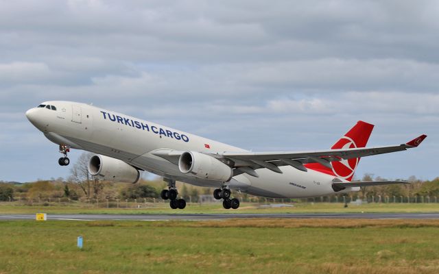 Airbus A330-200 (TC-JDS) - turkish cargo a330-200f tc-jds dep shannon for atlanta 17/4/16.