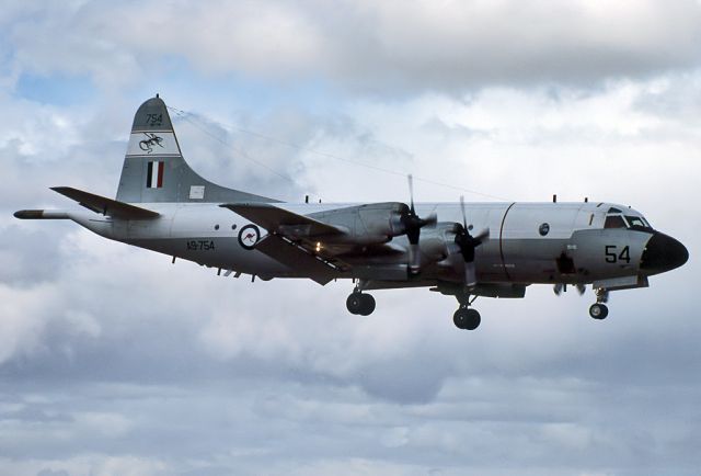 A9754 — - AUSTRALIA - AIR FORCE - LOCKHEED P-3C ORION REG A9-754 (CN S85D-6552) - EDINBURGH RAAF BASE ADELAIDE SA. AUSTRALIA - YPED (20/11/1984)